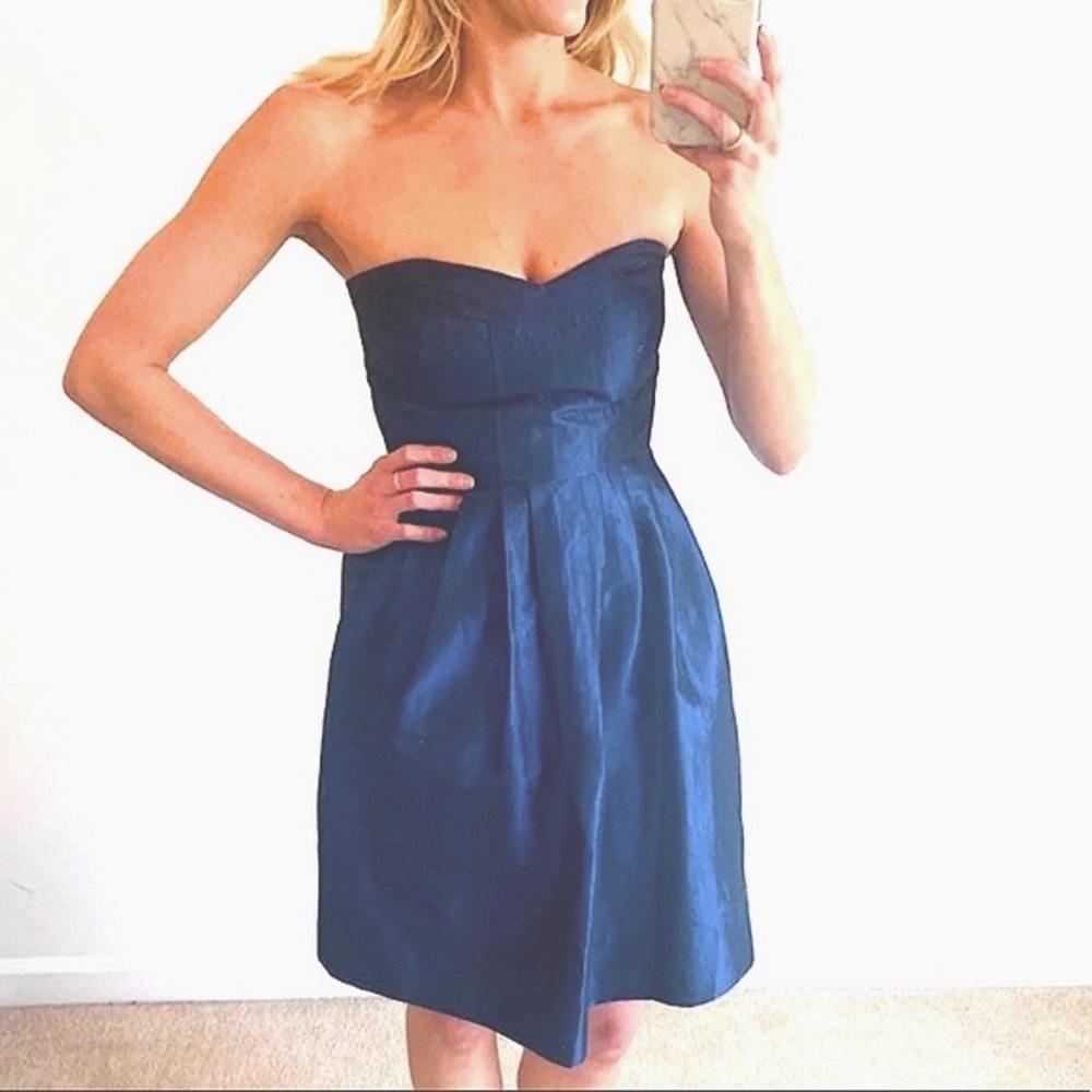 DONNA MORGAN Cocktail Dress Midnight Blue Short